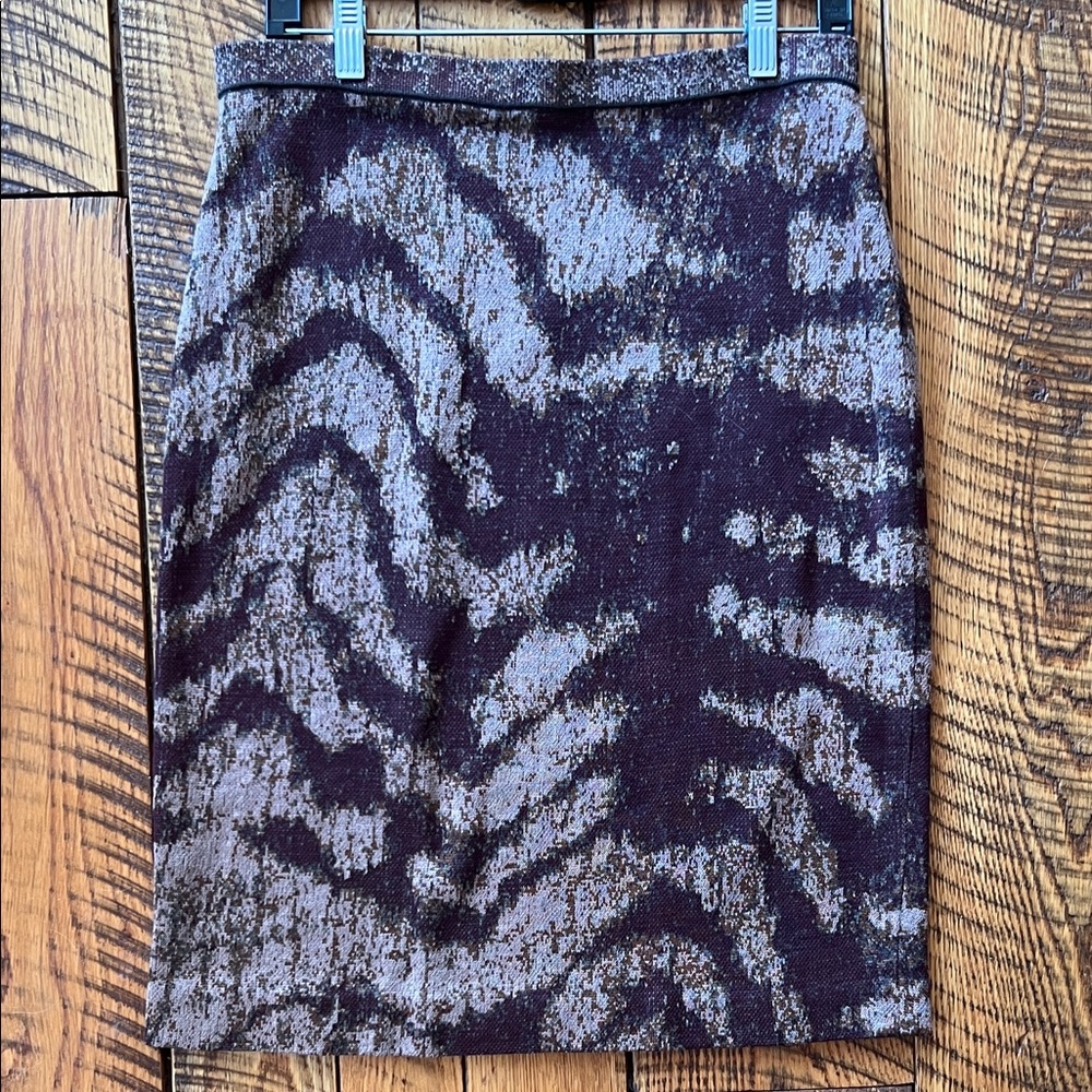 Peruvian Connection Elegant Patterned Pencil Skirt - image 3